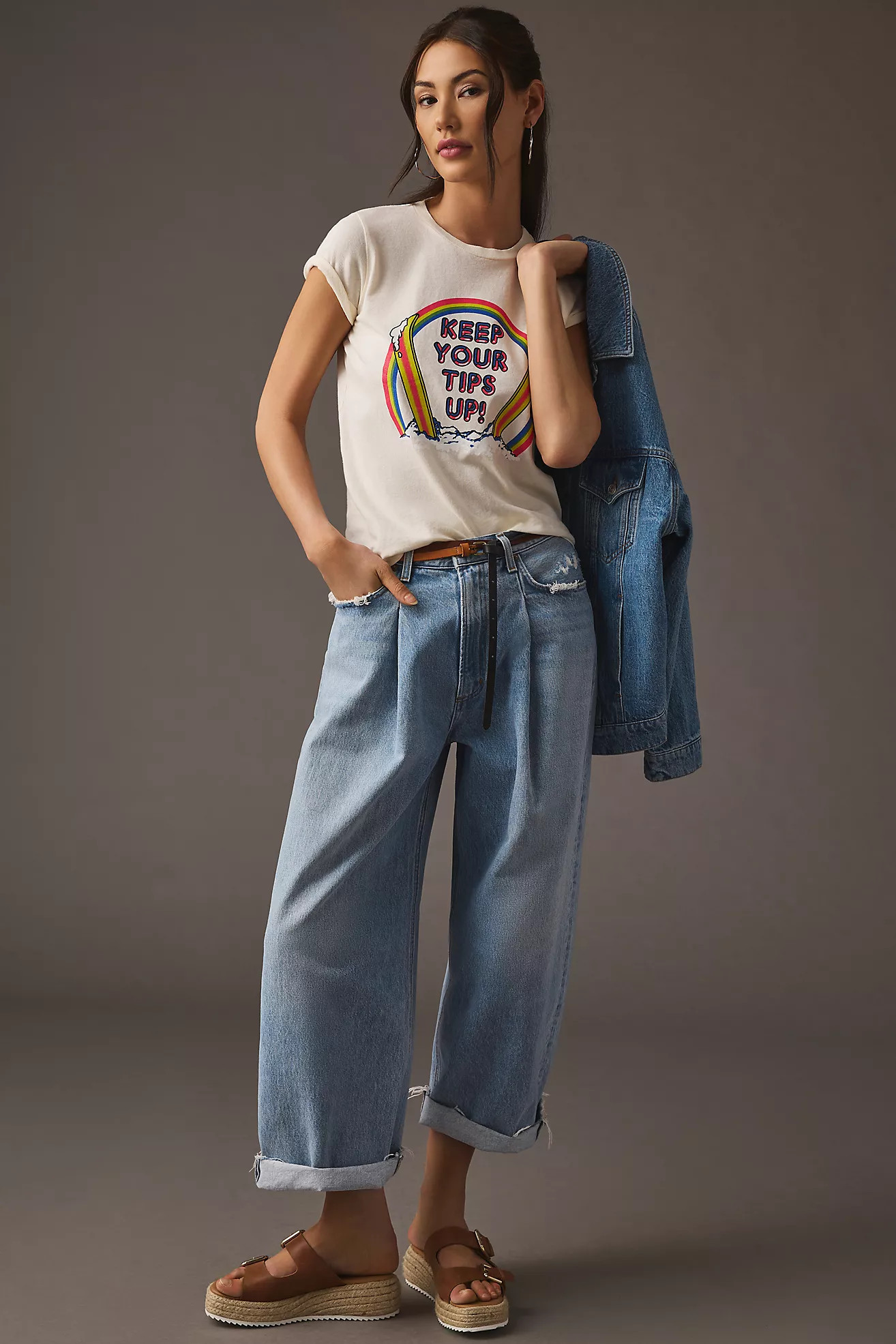 MOTHER The Boxy Goodie Goodie Tee | Anthropologie (US)