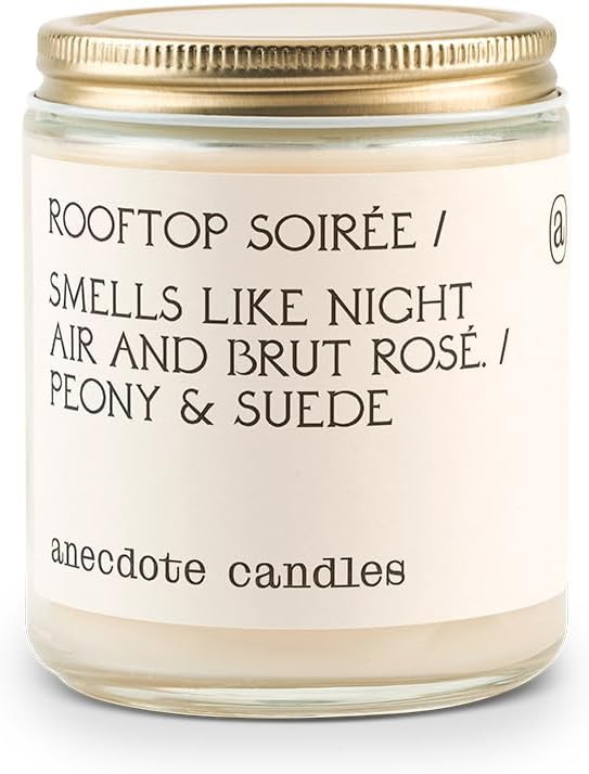 Anecdote Candles 'Rooftop Soiree' Coconut Soy Wax Candle Jar | Premium Hand Poured & Long Burning... | Amazon (US)