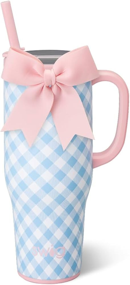 Swig Life 40oz Leak Proof Mega Mug, 40oz Leak Proof Tumbler with Handle and Straw, Extra Large In... | Amazon (US)