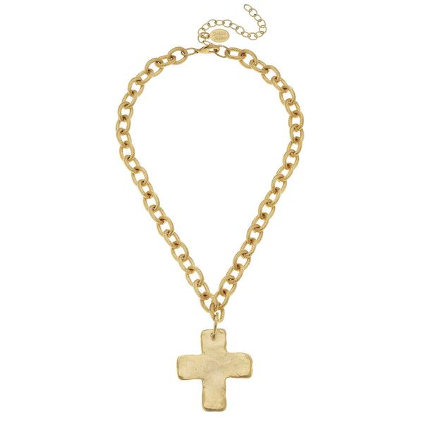 Solid Cross Necklace | Susan Shaw