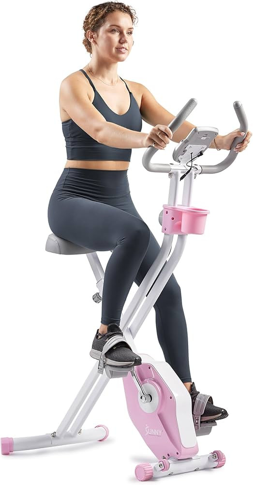 Sunny Health & Fitness Smart Folding X-Bike, Portable Compact Exercise Bike for Indoor Cycling Wo... | Amazon (US)