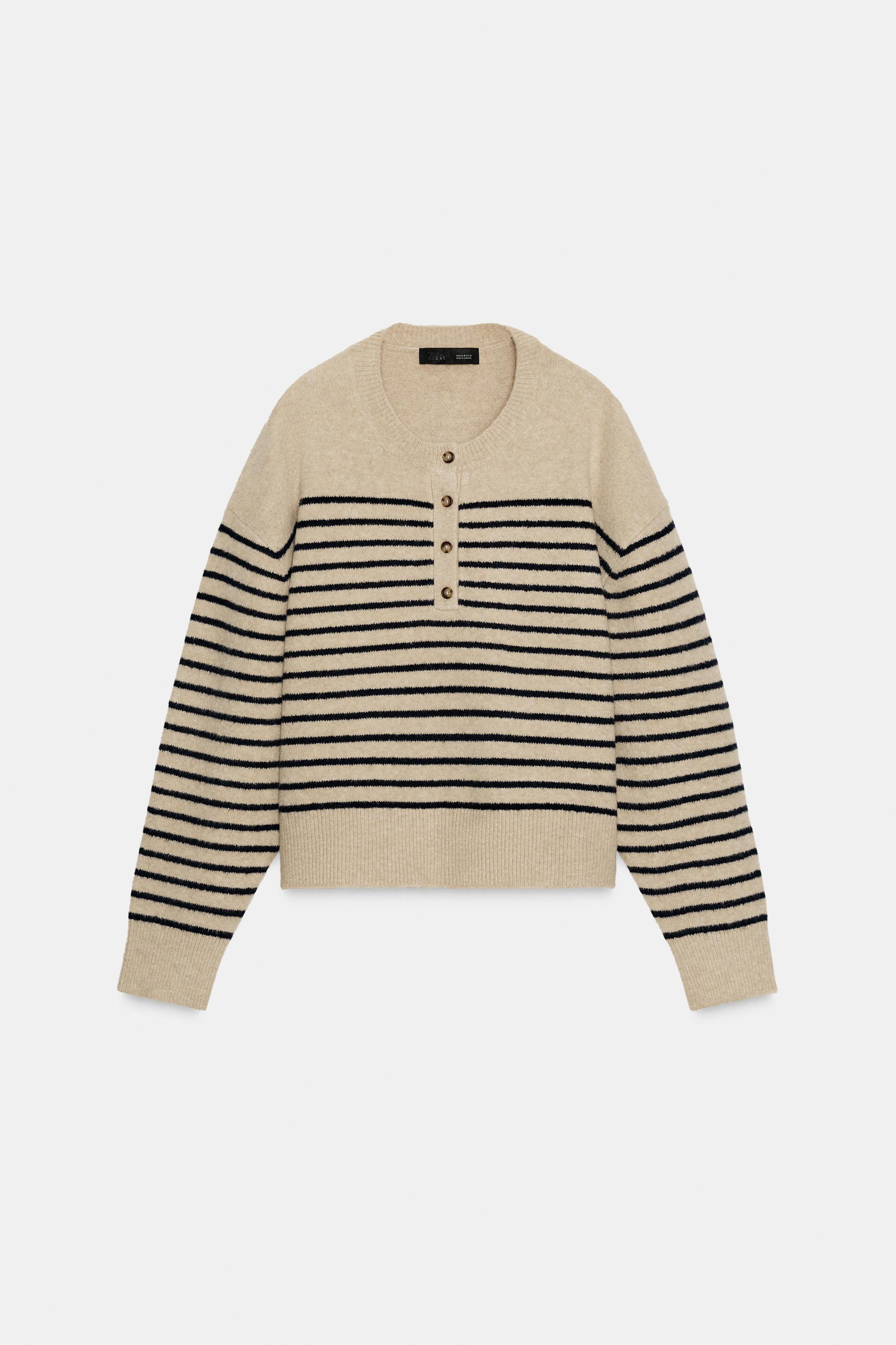 STRIPED KNIT SWEATER | Zara US