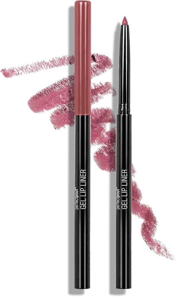 wet n wild Lip Liner Perfect Pout Matte Retractable Gel Lip Liner Pencil, Purple Lay Down the Mau... | Amazon (US)