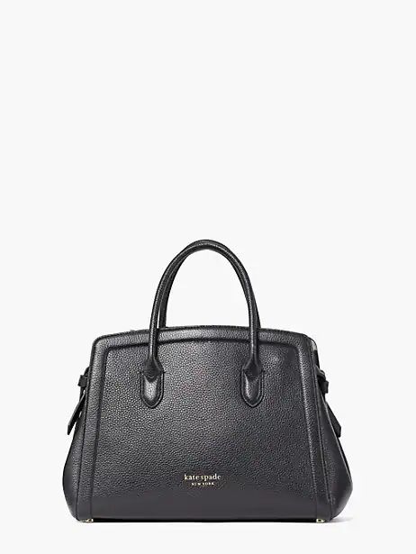 Kate Spade Knott Medium Satchel, Black | Kate Spade (US)