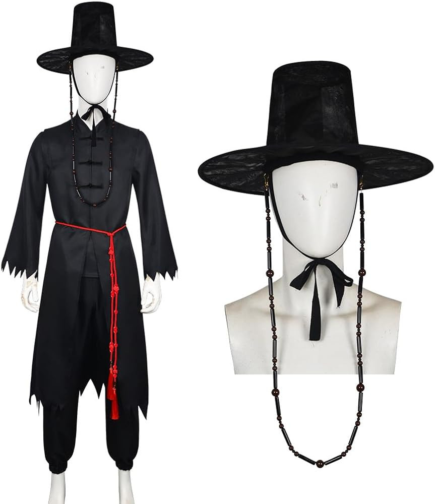 Men Sajaboy Cosplay Black Outfits Boybands Jinu Costume Rope Hat Fullset Halloween | Amazon (US)