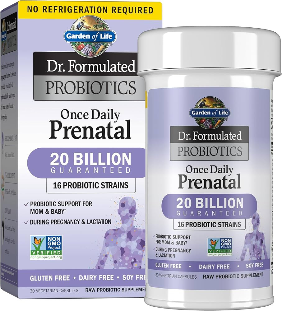 Garden of Life Dr. Formulated Probiotics Once Daily Prenatal - Acidophilus and Bifidobacteria Pro... | Amazon (US)