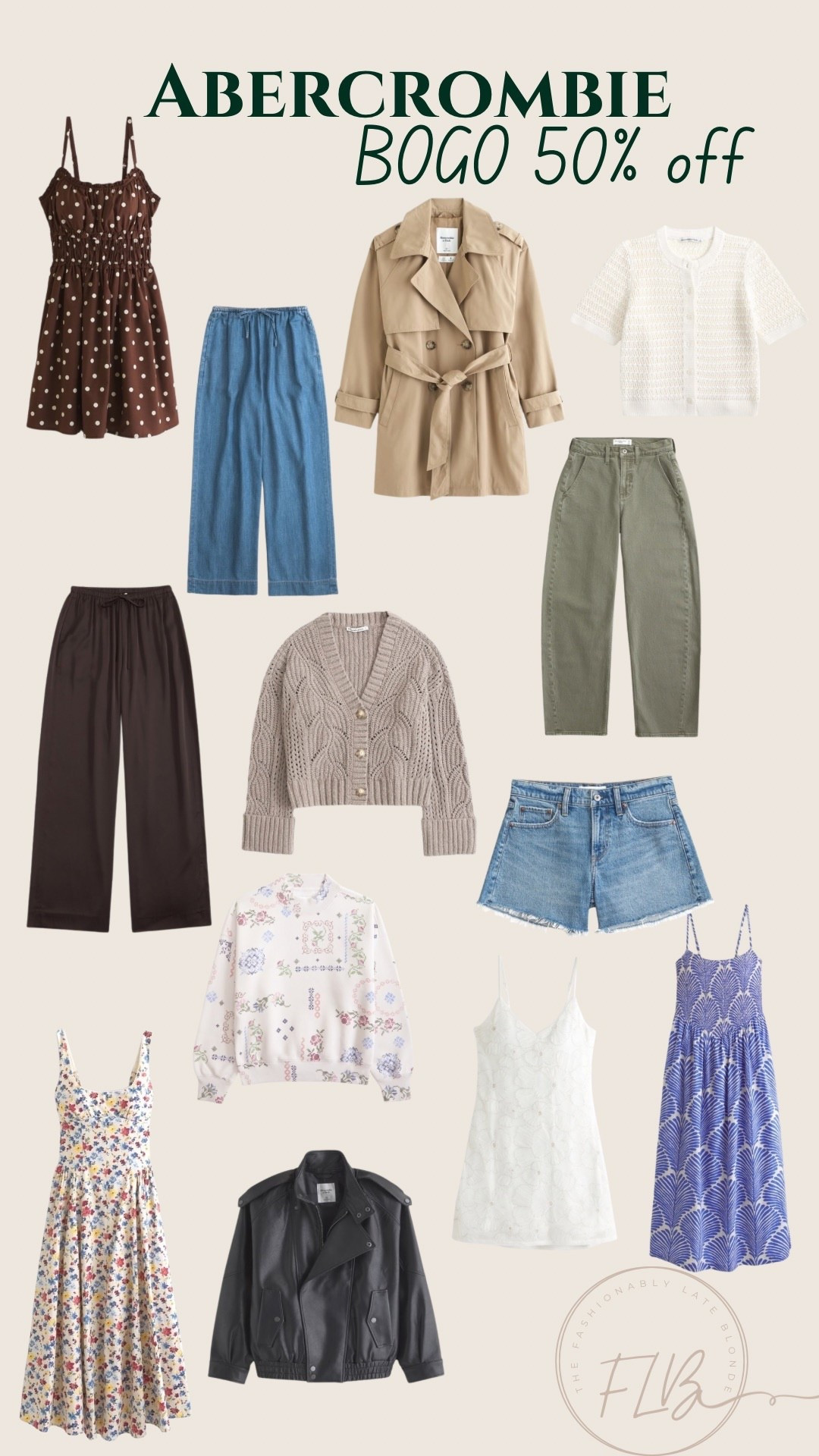 Abercrombie is BOGO 50% off everything!! 


Spring style, wedding guest dress, spring dress, trench coat, casual style, casual outfit, spring outfit 

#LTKSeasonal #LTKootd #LTKSaleAlert