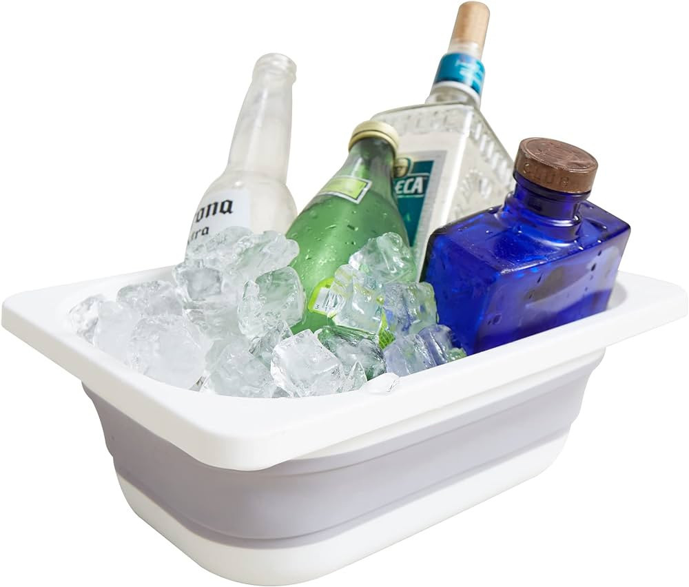 Beright Collapsible Storage Bin, Wash Basin Folding Dish Tub Sink, Space Saving for Dishing, Frui... | Amazon (US)