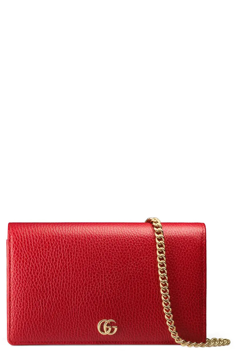 Petite Leather Wallet on a Chain | Nordstrom