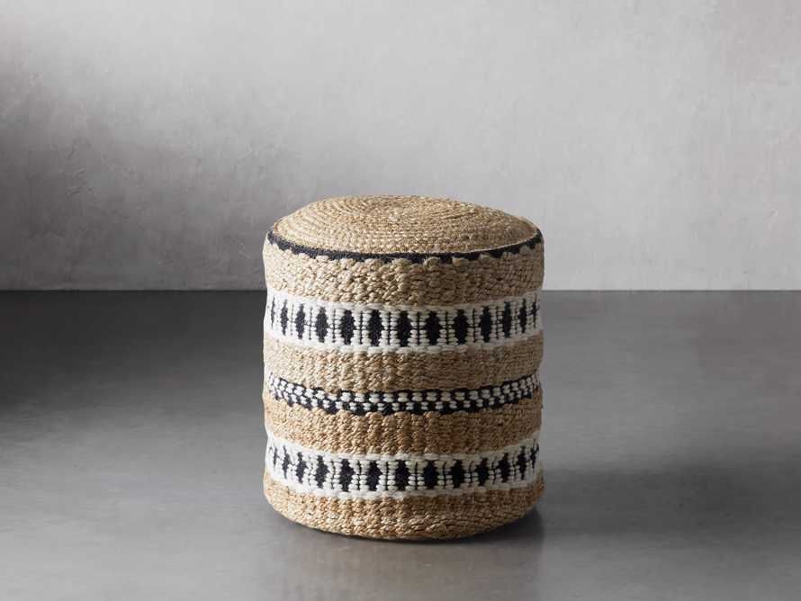 Atalie Jute Pouf | Arhaus