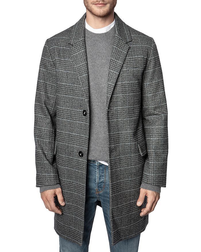 Marlo Wool Checked Wool Blend Coat | Bloomingdale's (US)