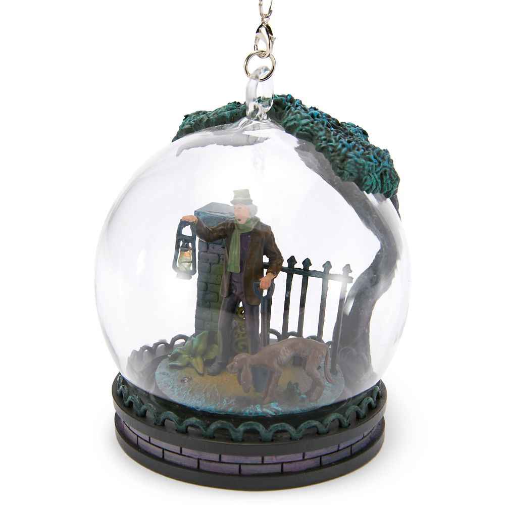 Caretaker and Dog Light Up Living Magic Sketchbook Ornament – The Haunted Mansion | Disney Store