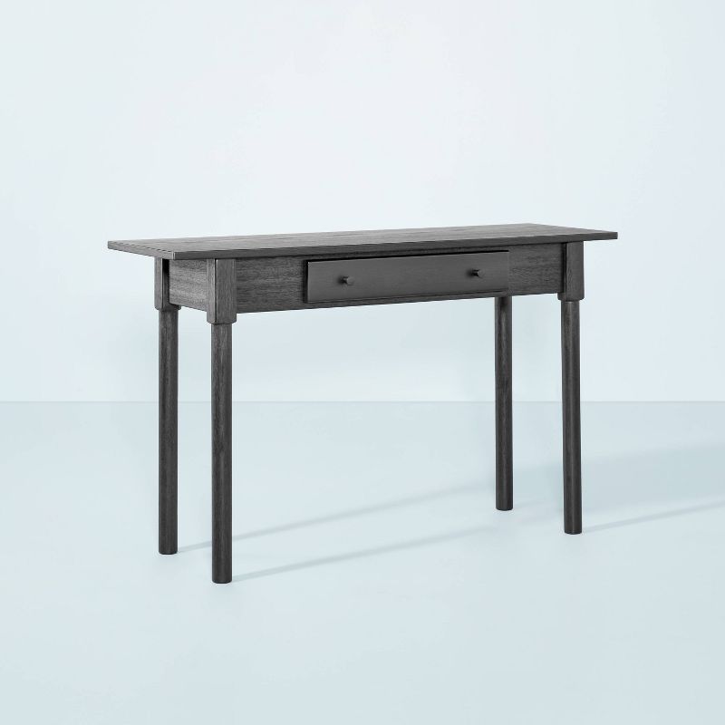 Wood Turned Leg Console Table with Drawer - Black - Hearth & Hand™ with Magnolia | Target