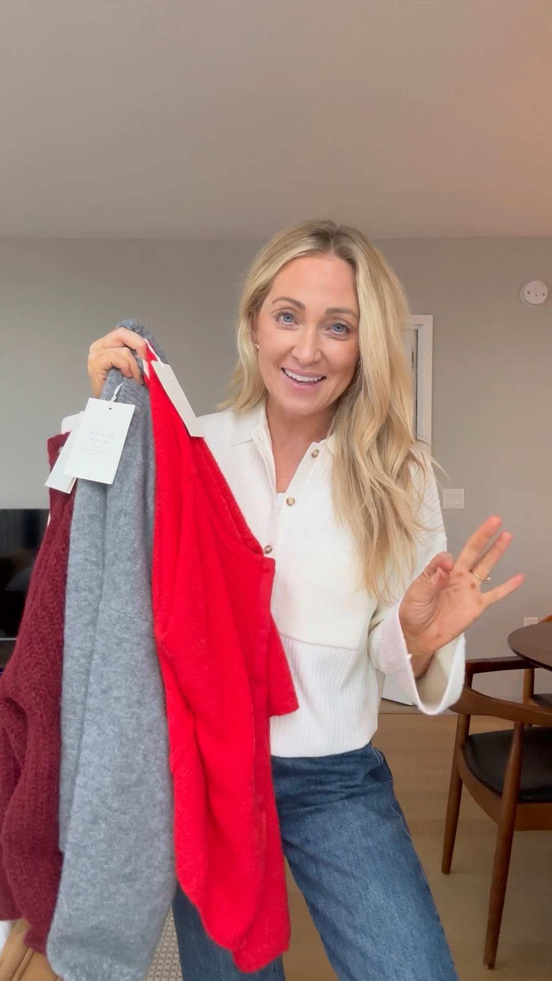 Sezane sweater haul! In the button down cardigans I sized down to an XXS and in the pullover I sized up to a M! 

#LTKFallSale #LTKSeasonal #LTKStyleTip