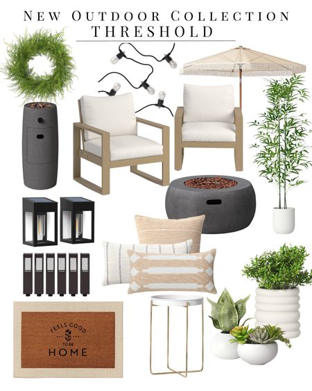 Target Home / Target Outdoor / New Threshold Collection / Threshold Outdoor / Outdoor Furniture / Outdoor Decor / Outdoor Throw Pillows / Outdoor Accent Chairs / Outdoor Seating / Outdoor Firepits / Threshold Furniture / Threshold Decor 

#LTKhome #LTKSeasonal #LTKstyletip