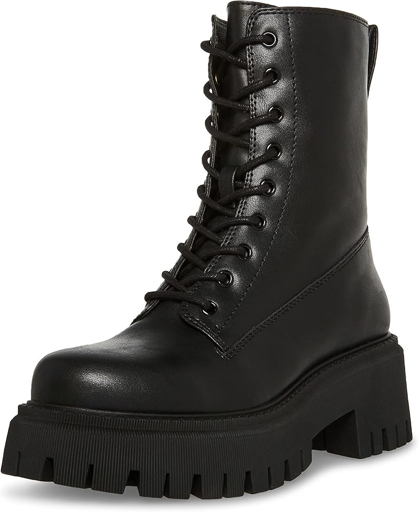 Madden Girl Women's Kknight Combat Boot | Amazon (US)
