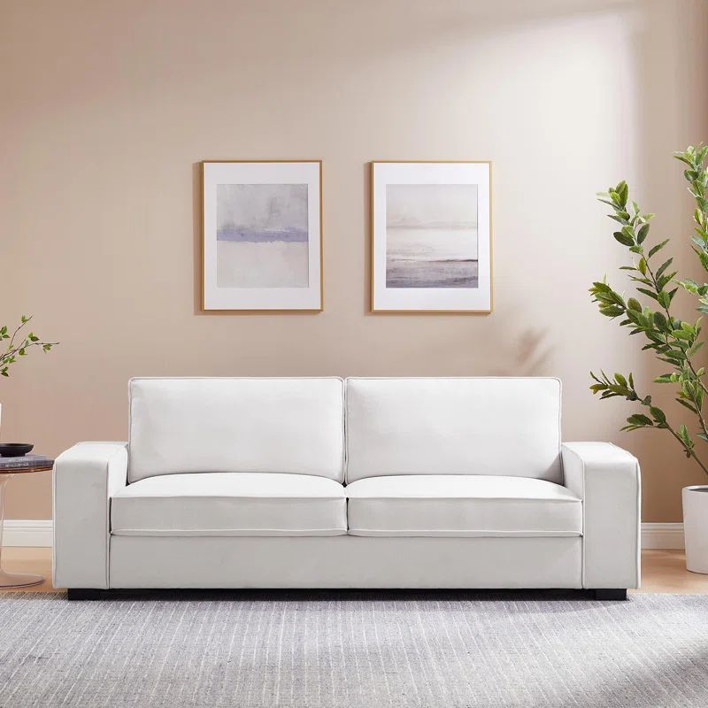 80.5'' Square Arm Loveseat Sofa | Wayfair North America