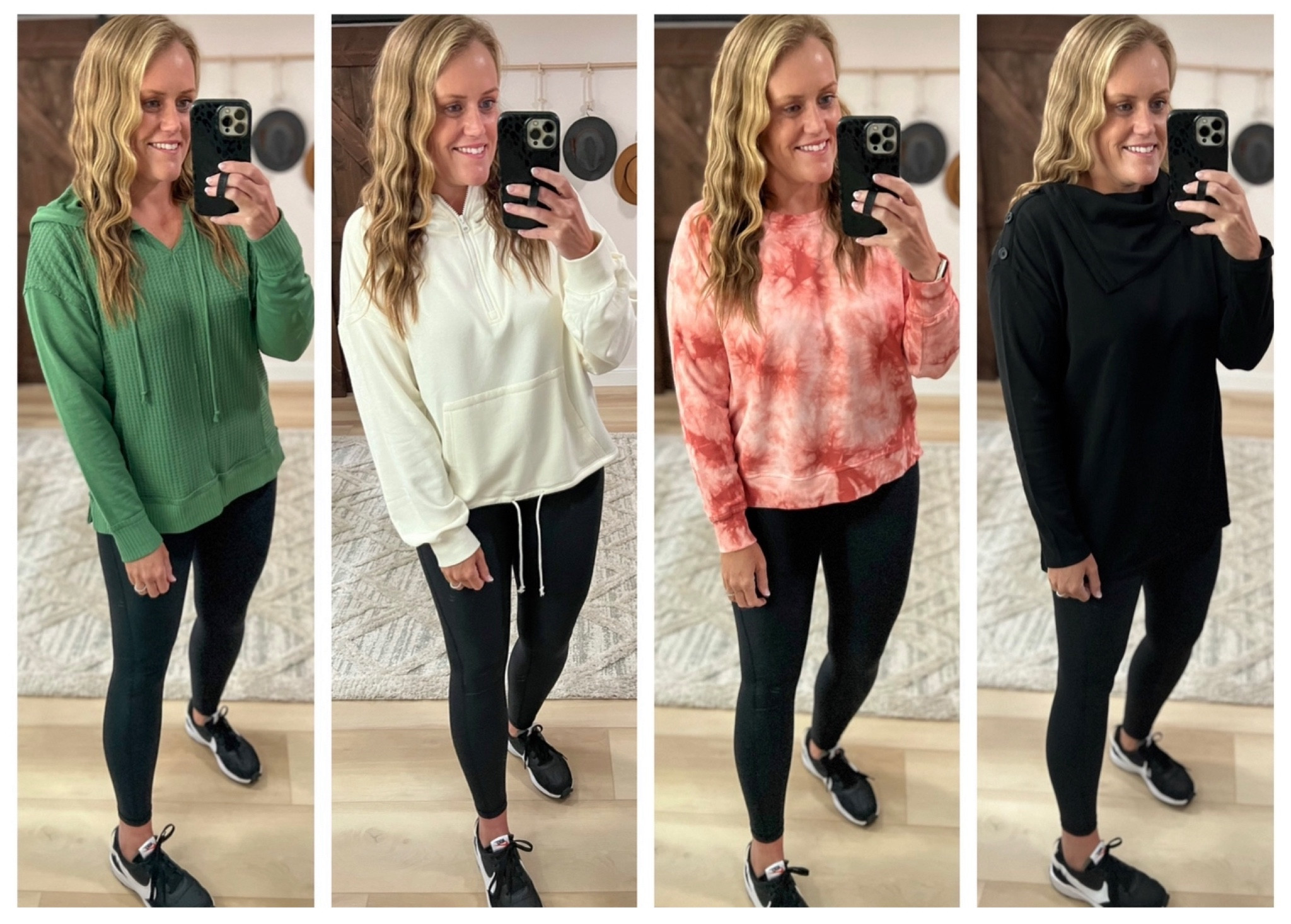 Four tops from Walmart, all under $18! 

Everything fits TTS, wearing medium tops. 

Fall outfits
Fall fashion 
Walmart 
Walmart fashion 
Pullovers
Faux leather leggings 
Affordable fashion 

#LTKSeasonal #LTKFind #LTKSale