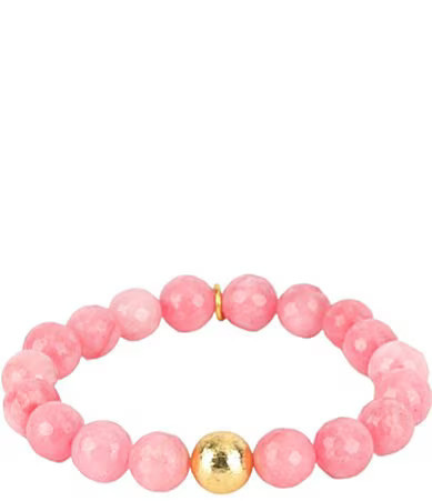 BuDhaGirl Bianca Beaded Stretch Bracelet - Peony | Dillard's
