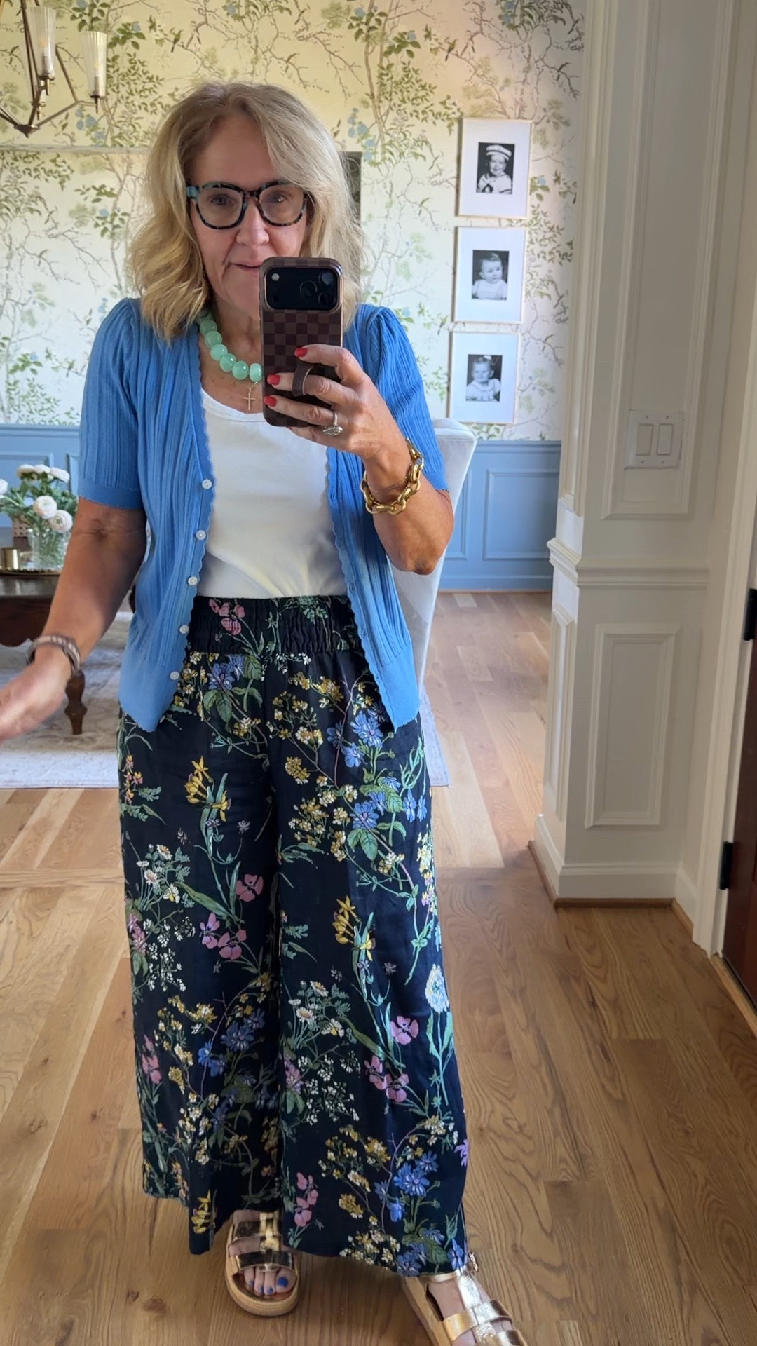 Pants size small 
Sweater medium 
Tank large but want a medium 


#LTKootd #LTKSeasonal #LTKOver40