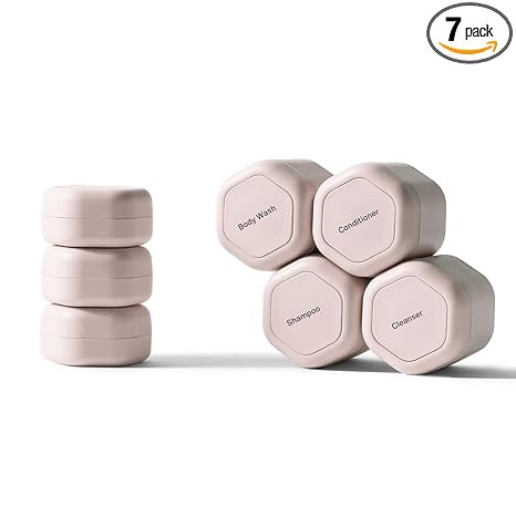 Cadence Travel Containers - Daily Routine Capsule Set - Magnetic Containers with Lids,4 Flex Medi... | Amazon (US)