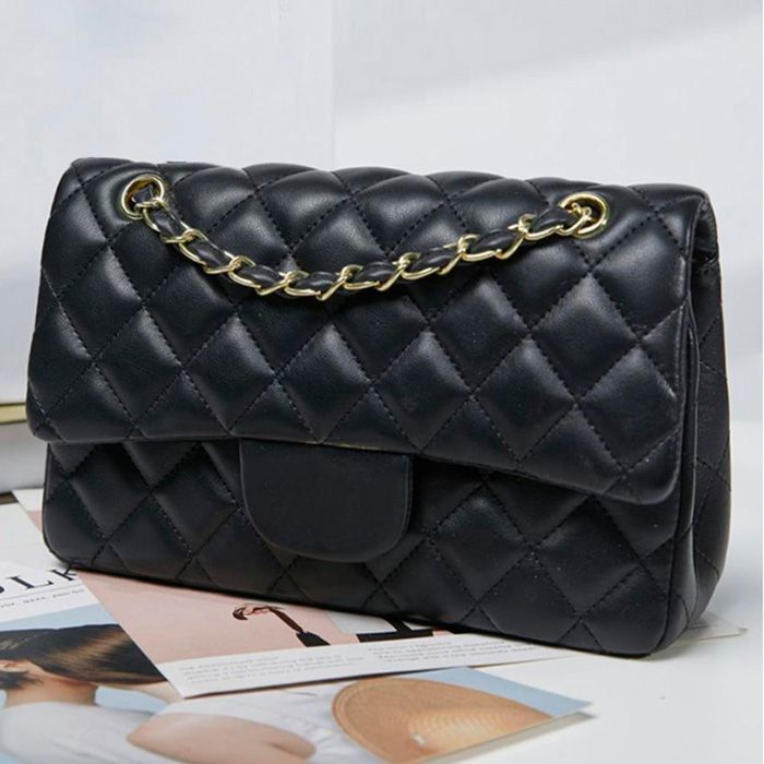 Designer Handbag Shoulder Chain Bag Clutch Flap Totes Bags Wallet Check Velour Thread Purse Doubl... | DHGate