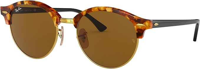 Ray-Ban Rb4246 Clubround Round Sunglasses | Amazon (US)