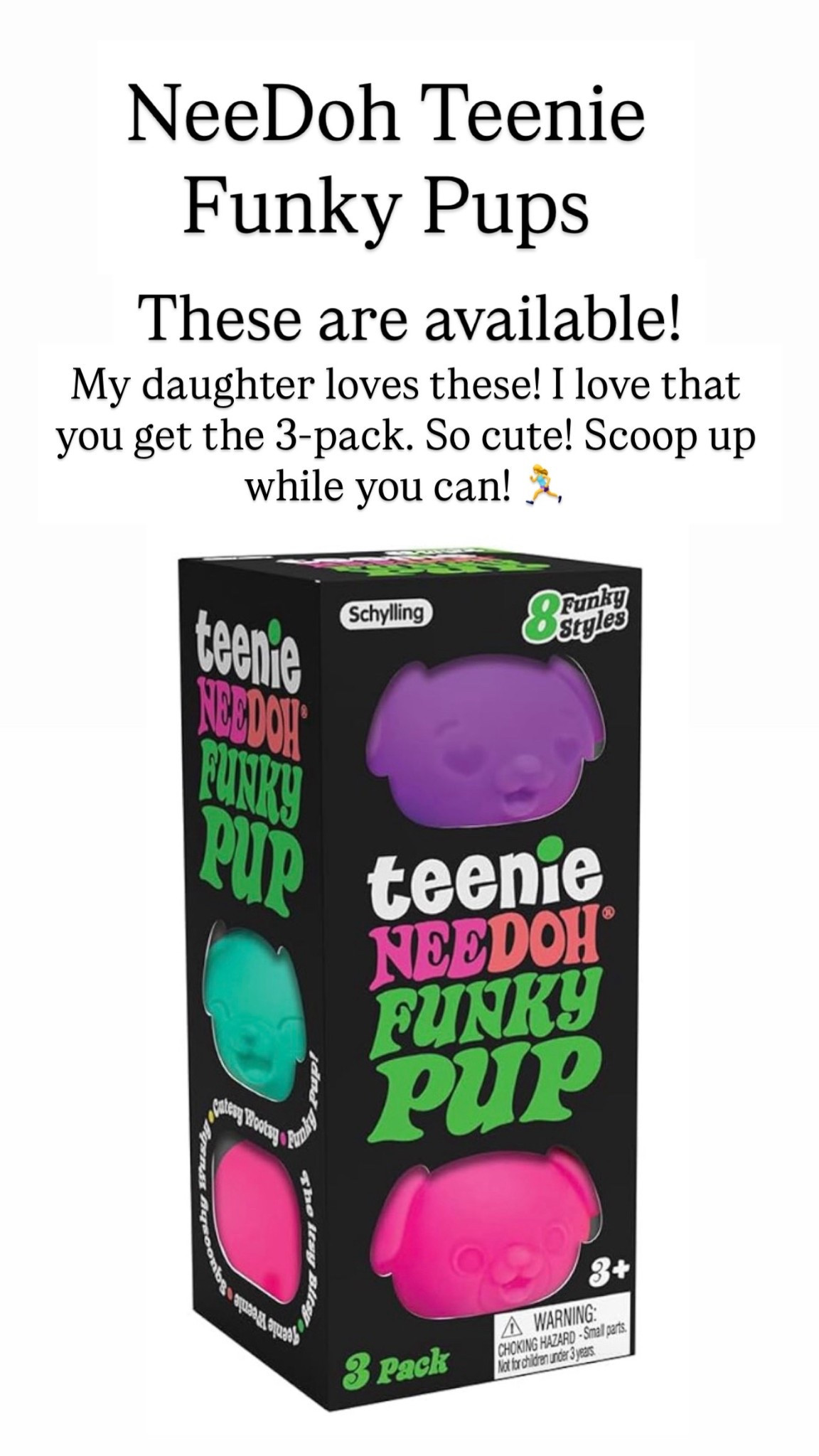 NeeDoh Teenie Funky Pups