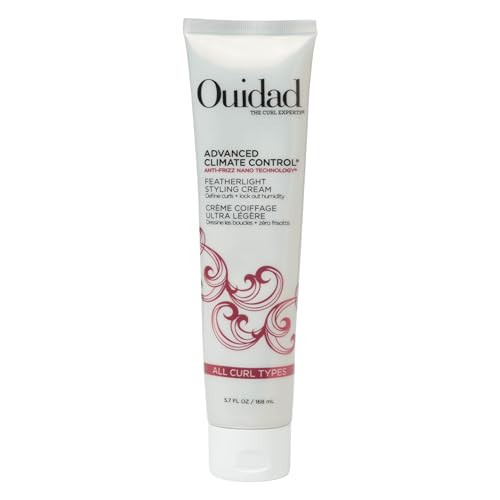 Ouidad Advanced Climate Control Styling Cream, 5.7 fl oz, Featherlight Curl Cream for Curly Hair, Shiny, Hydrated & Frizz-Free Curls, Sulfates, Parabens & Cruelty-Free Curly Hair Products | Amazon (US)