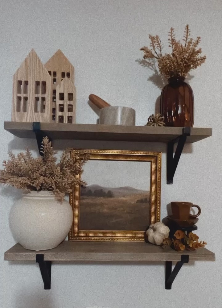 Simple Shelves decor ✨🍂✨🤎

#LTKSeasonal #LTKhome #LTKU