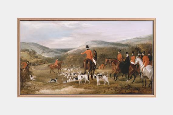 Samsung Frame Tv Art the Berkeley Hunt Paintings of Hunting | Etsy | Etsy (US)