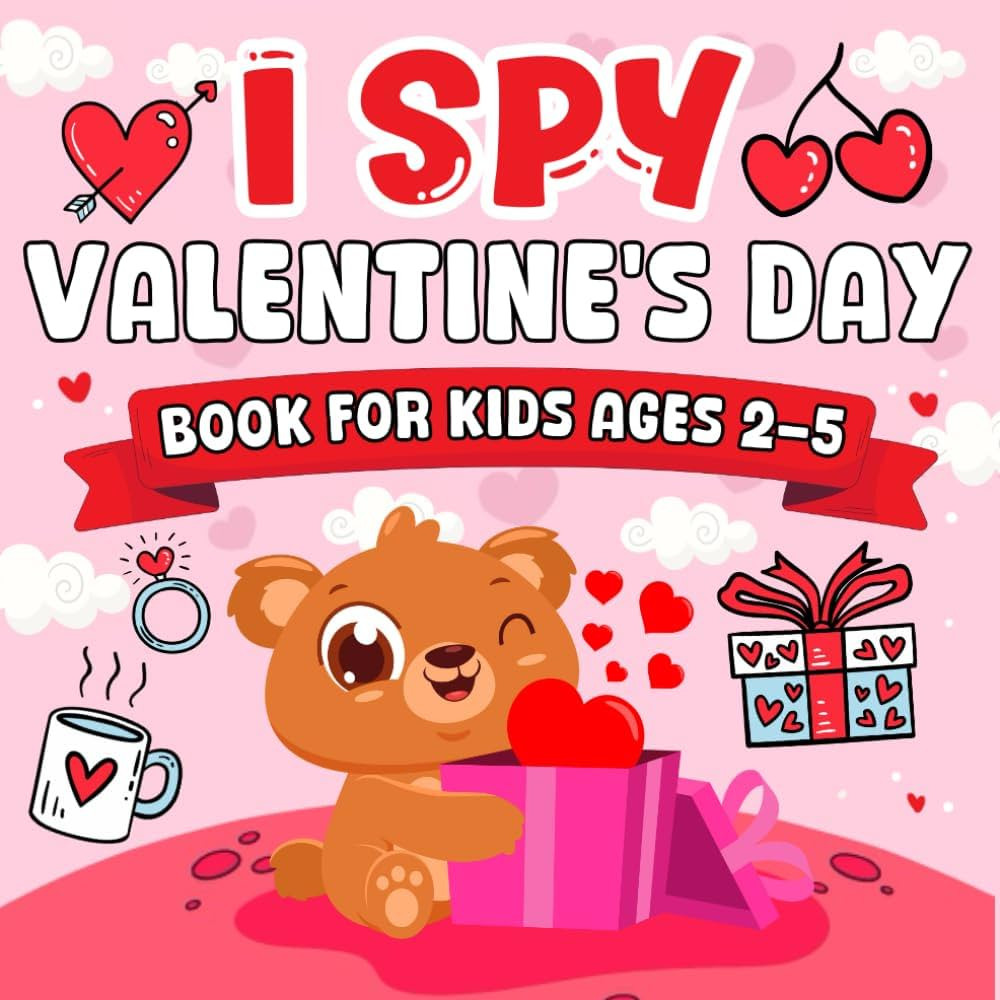 Valentines Day Gifts for Kids: I Spy Valentine's Day Book: Spark your child’s imagination with ... | Amazon (US)
