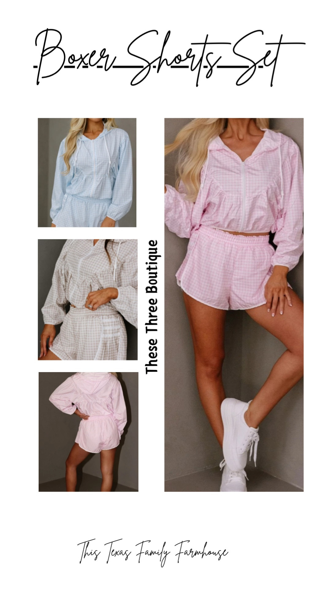 Summer Sets! 💕 Code “USA40” saves you 40% off right now during their 4th of July Sale!!! 

#thesethreeboutique #momsets #momstyle #outfits #shorts 

#LTKStyleTip #LTKSaleAlert #LTKSeasonal