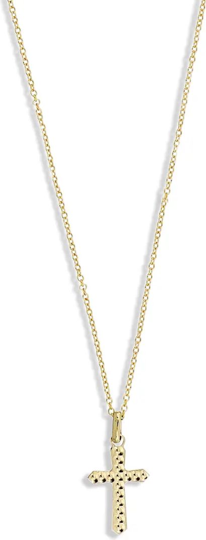 14K Gold Cross Pendant Necklace | Nordstrom