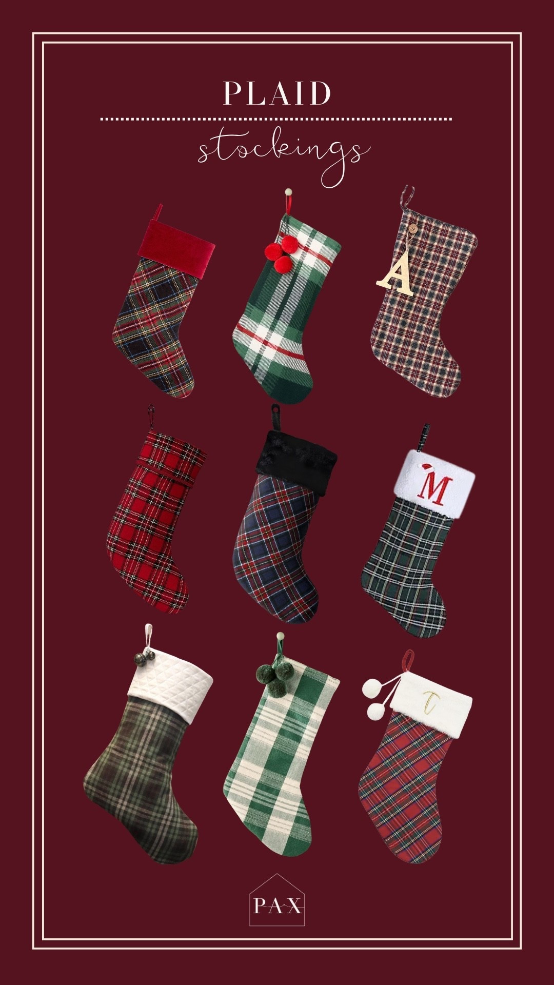 Plaid Christmas stockings roundup 🎄

A curated mix of classic tartan and cozy plaid styles — perfect for traditional holiday decor, mantel styling, and matching family sets. 

Linking my favorite personalized and budget-friendly options for a timeless Christmas look.

#LTKSeasonal #LTKHoliday