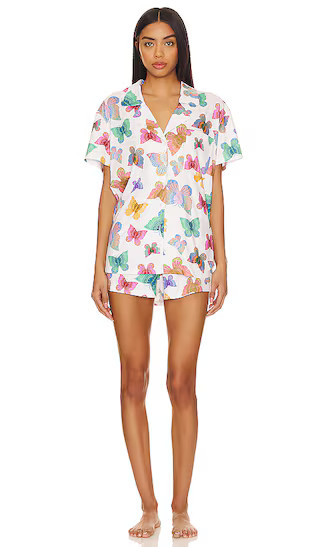 Sunday Morning Pj Set in Rainbow Butterflies | Revolve Clothing (Global)