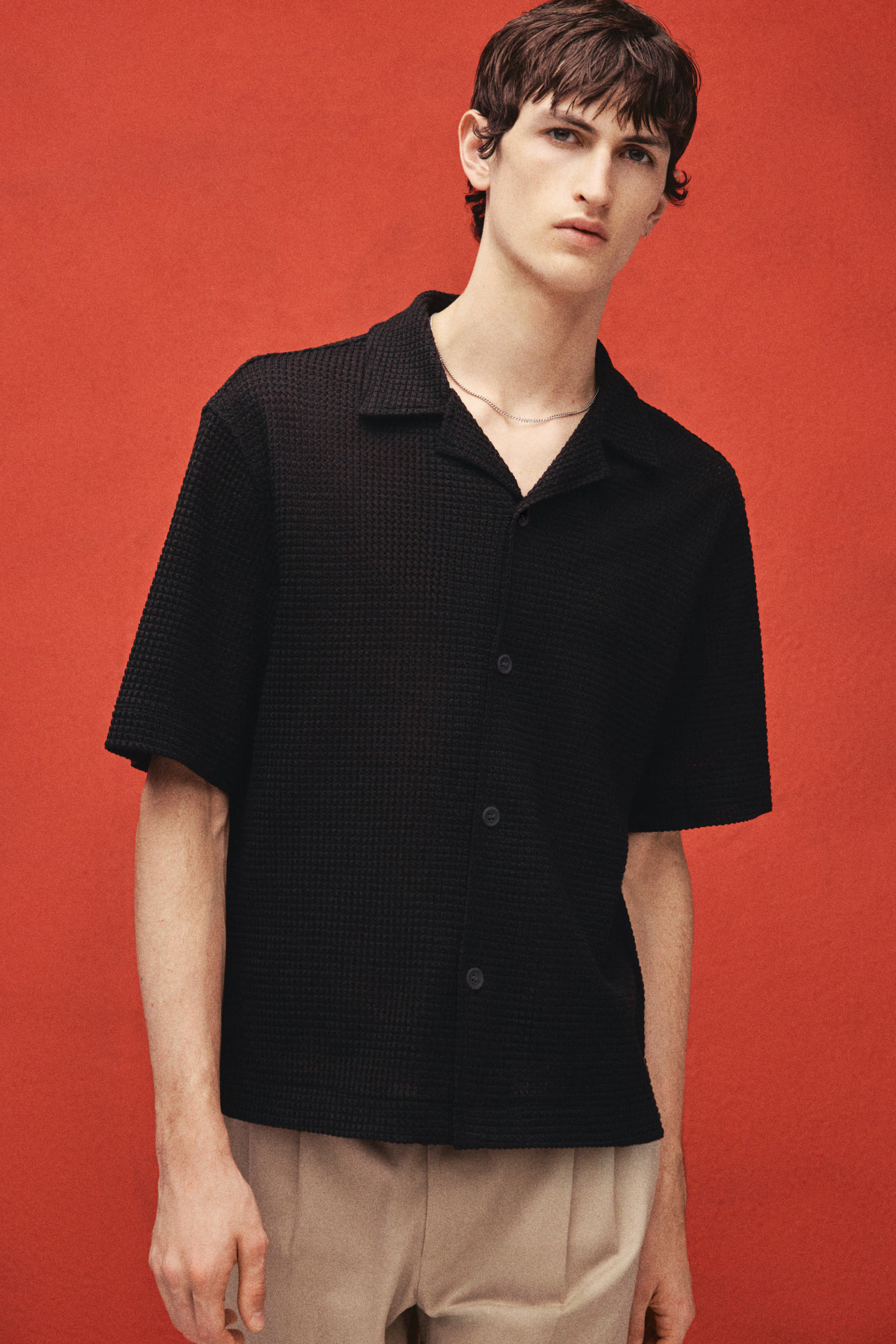 Regular Fit Jacquard-Knit Shirt | H&M (US + CA)
