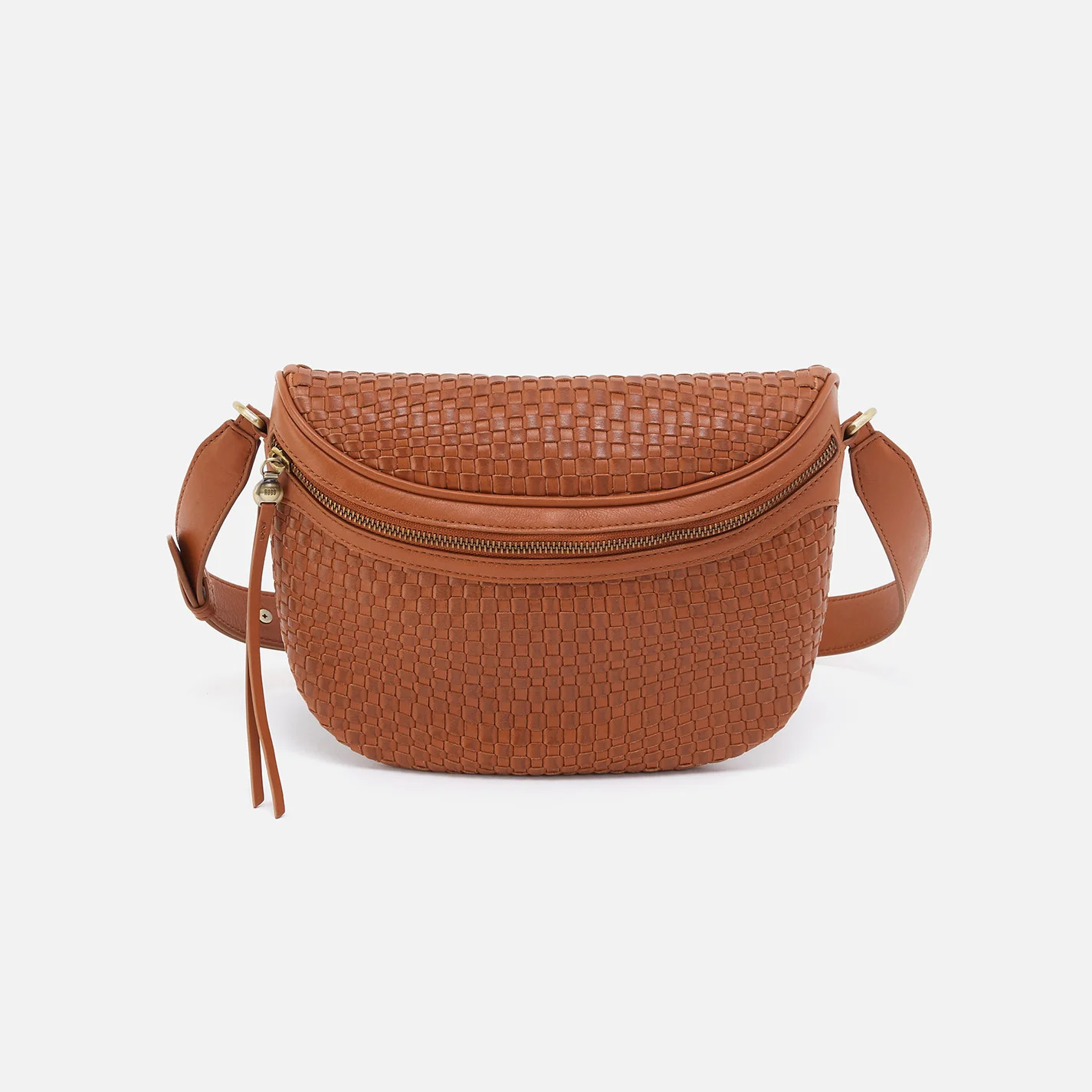 Juno Belt Bag in Wave Weave Leather - Wheat | HOBO Bags