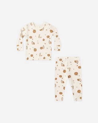 Bamboo Pajama Set Harvest Friends | Rylee + Cru