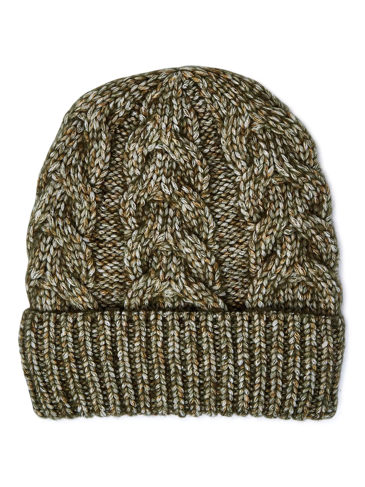 Time and Tru Women's Cable Knit Beanie | Walmart (US)