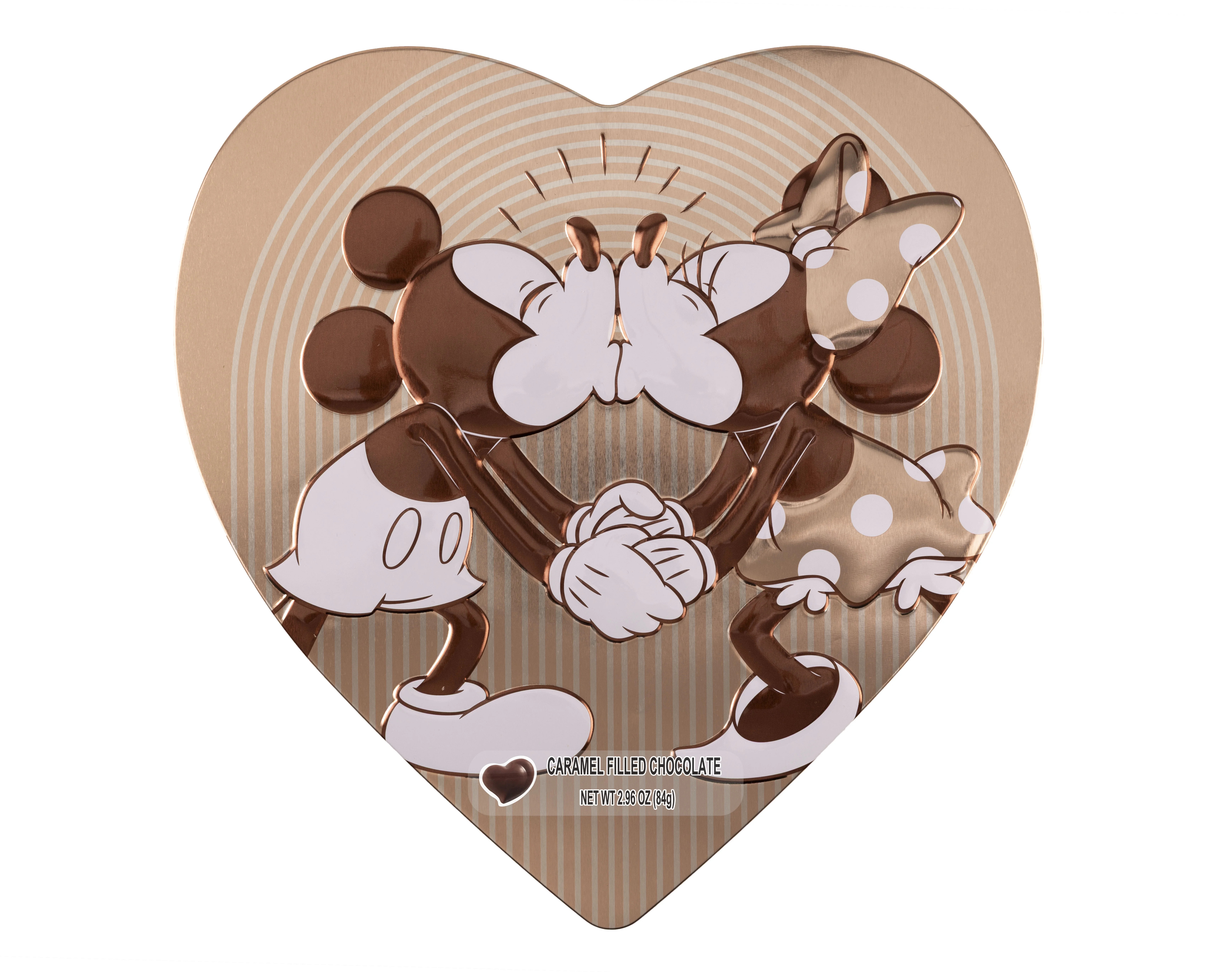 Mickey and Minnie Large Heart Tin with Filled Chocolate (14pcs) | Walmart (US)