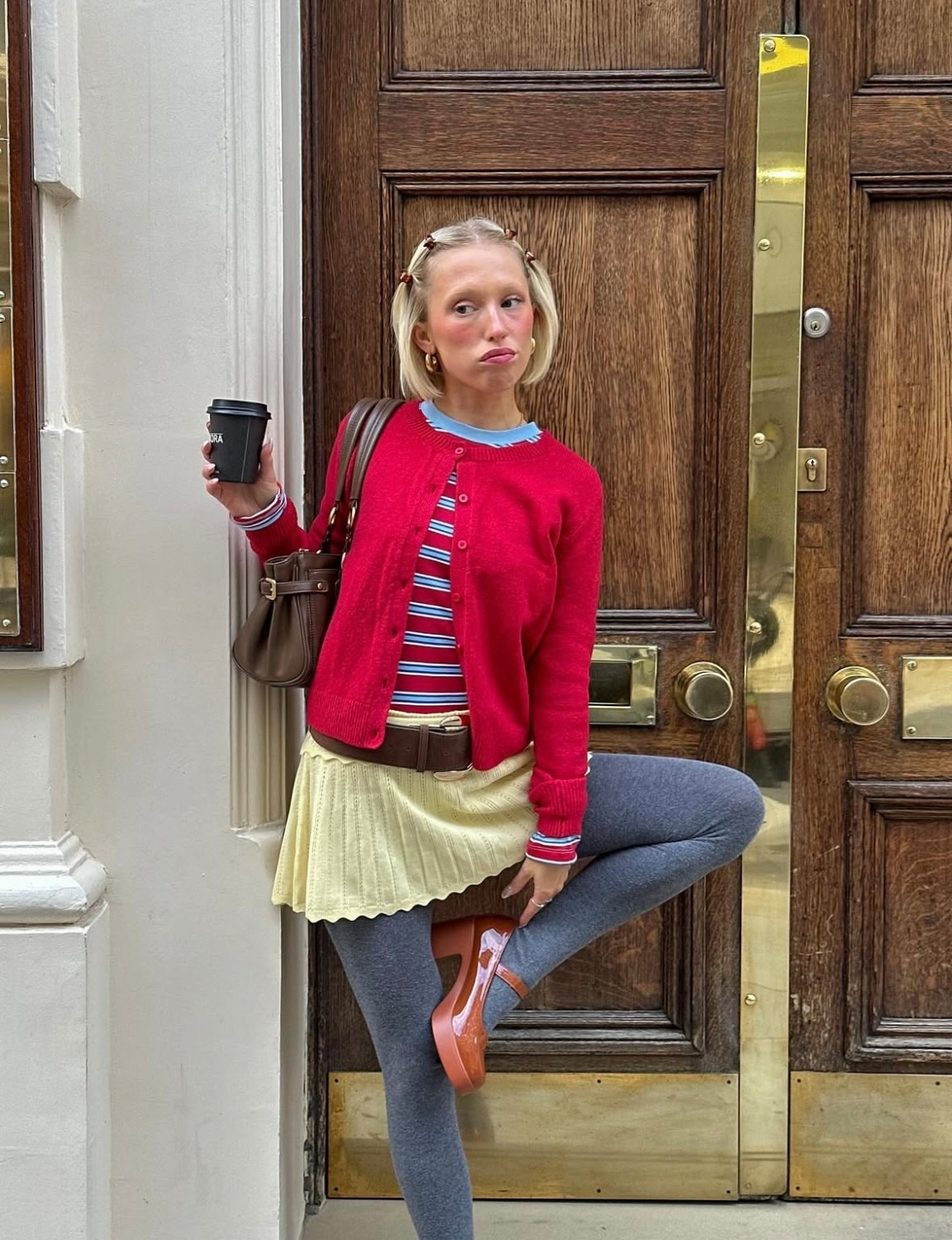 Mon Cherie 🍒

Winter outfit, stripes, mini skirt, knitwear, vintage fashion, street style, city breakk

#LTKuk #LTKautumn #LTKwinter