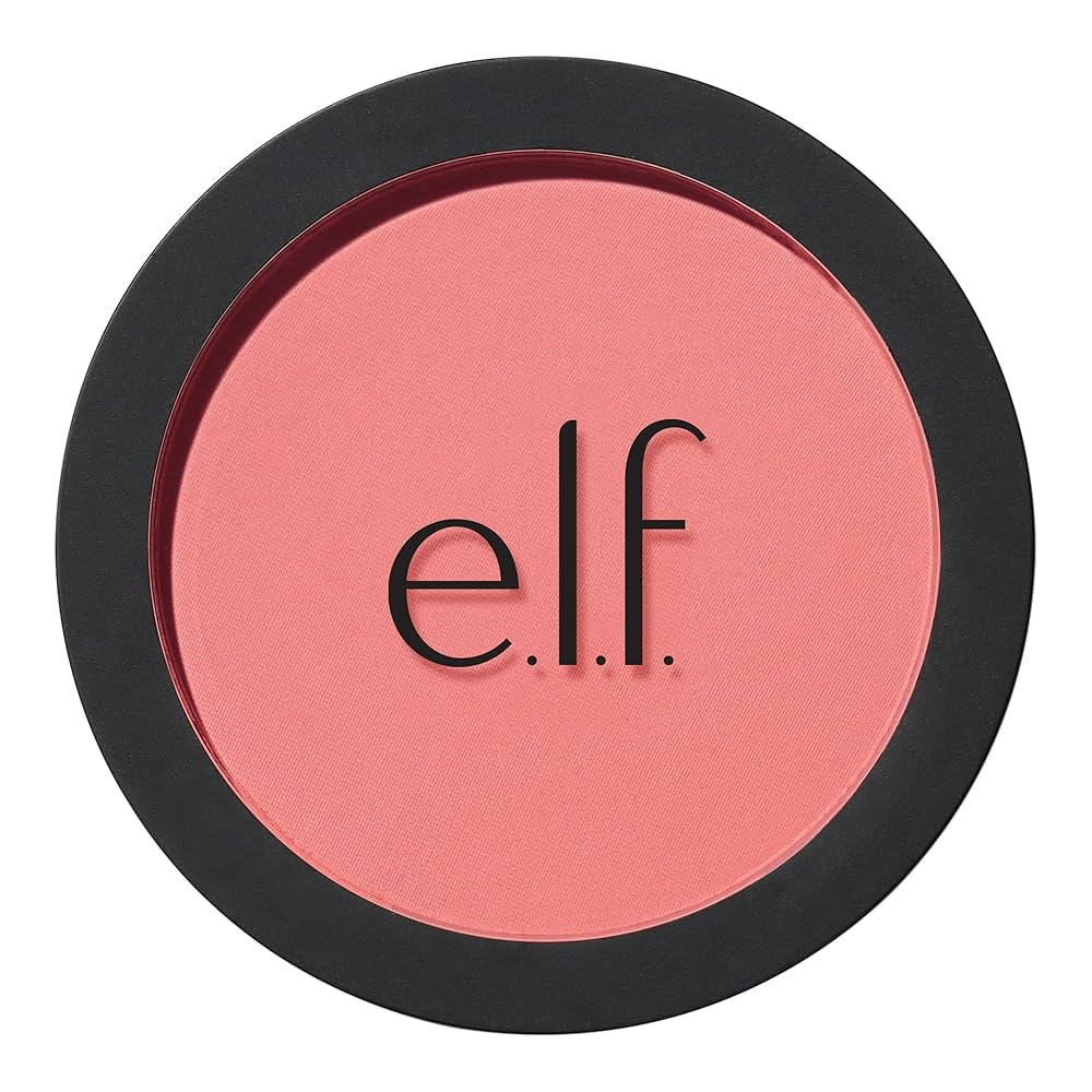 e.l.f. Primer-Infused Matte Blush, Long-Lasting, Lightweight & Buildable Powder Blush, Delivers A... | Amazon (US)