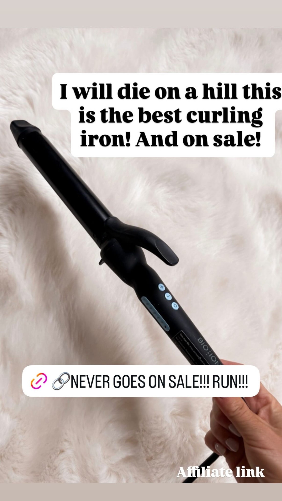 The best curling iron you’ll ever use!

Affiliate link