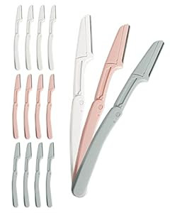 Amazon.com: Eyebrow Razor for Women, 15 Pcs Dermaplane Razor for Women Face, Foldable Face Razors... | Amazon (US)