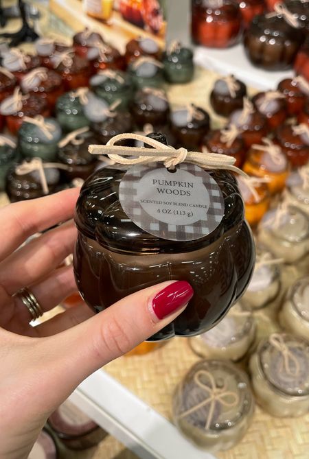 These adorable pumpkin jar candles are back at target this fall! They come in 6 scents and 3 sizes - this is the 4oz size 
.
Fall decor target finds 

#LTKunder50 #LTKSeasonal #LTKhome