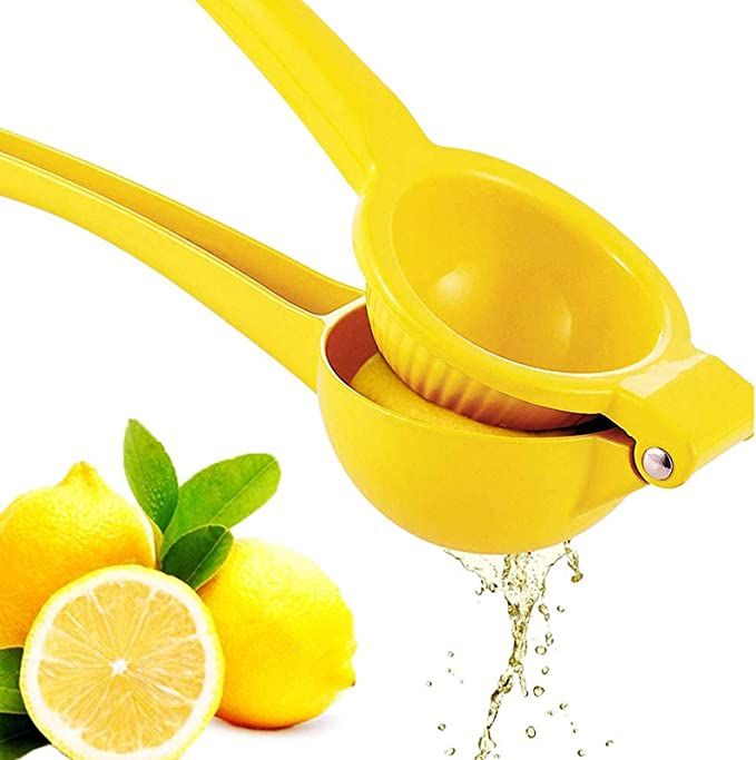 Premium Quality Metal Lemon Squeezer, Lime Juice Press, Manual Press Citrus Juicer For Squeeze Th... | Amazon (US)