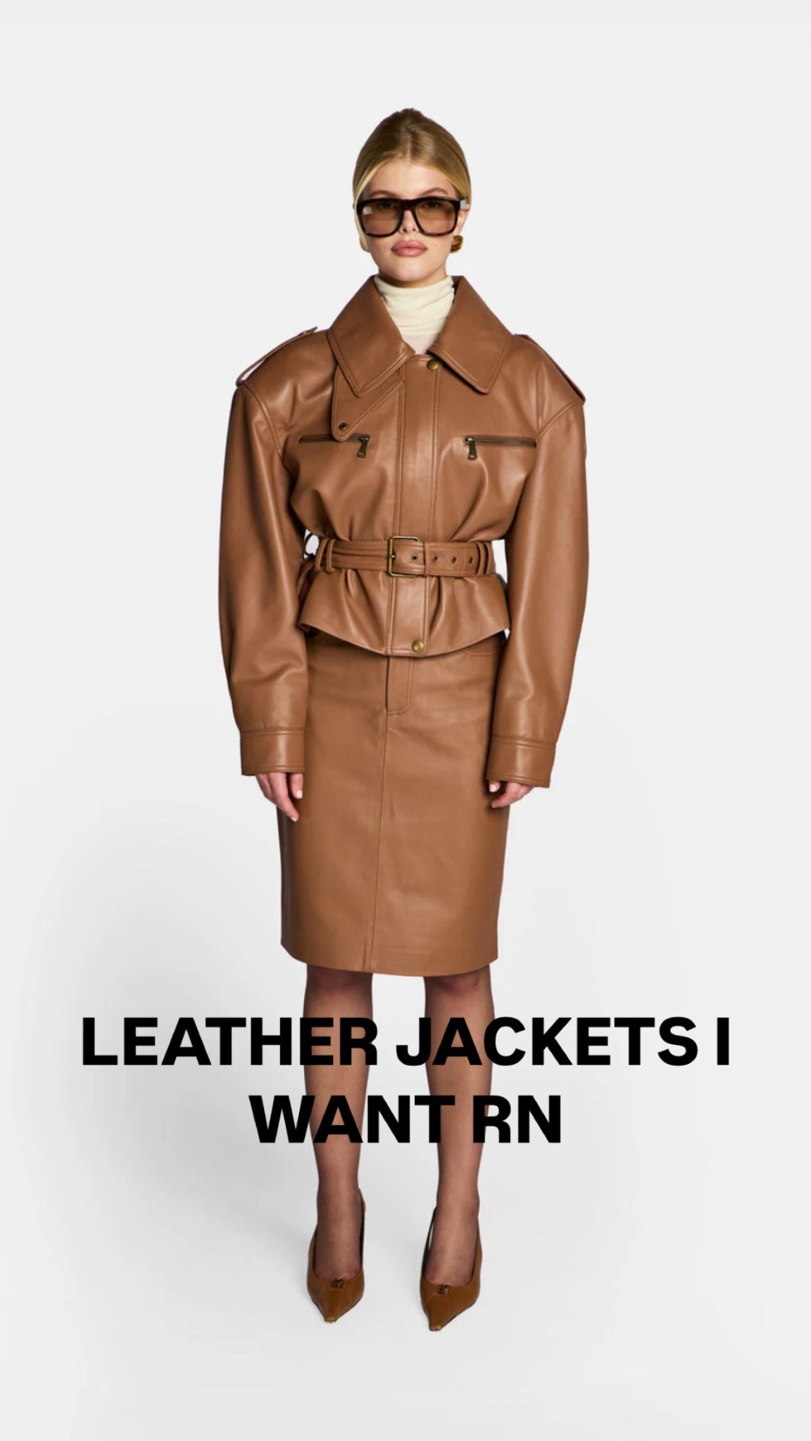 Leather jackets I want right now ￼

#LTKWorkwear #LTKTravel #LTKstorytime