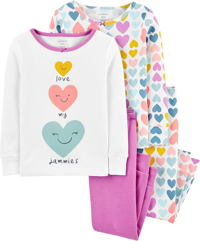 Carter's Baby Girls' 4 Pc Cotton 371g083 | Amazon (US)