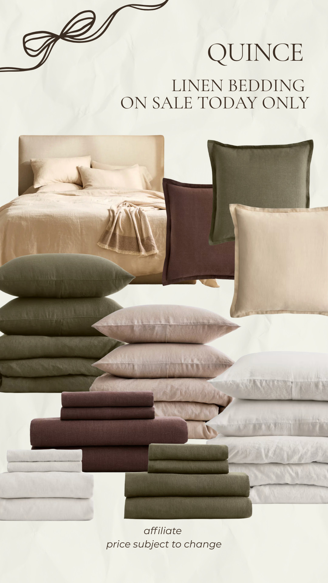 Quince: Finally Available in Canada 
Linen Bedding - On Sale Today Only 

 #LTKcanada #LTKsale #LTKhome